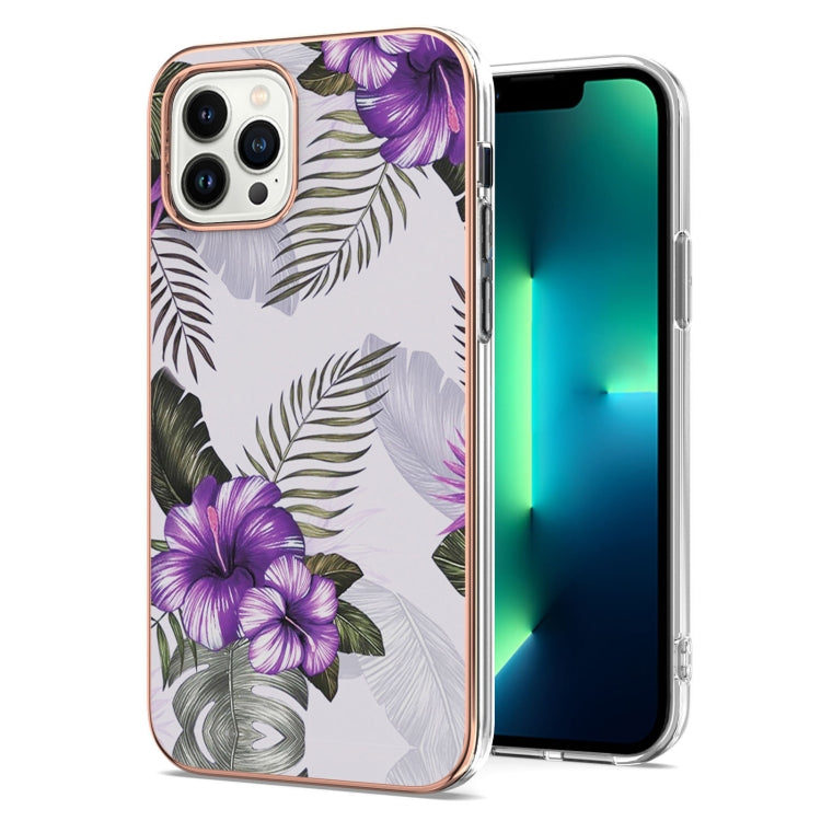 Electroplating Pattern IMD TPU Shockproof Case, For iPhone 16 Pro Max, For iPhone 16 Pro, For iPhone 16 Plus, For iPhone 16