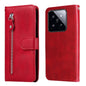 Fashion Calf Texture Zipper Leather Phone Case, For Xiaomi 14 Ultra, For Xiaomi 14 Pro, For Xiaomi 14, For Xiaomi Redmi Note13 5G Global