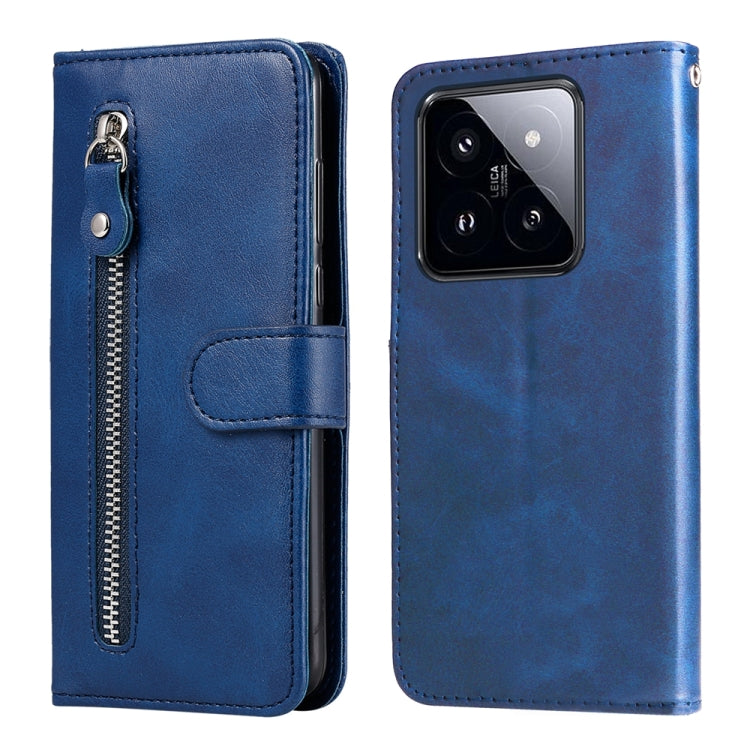 Fashion Calf Texture Zipper Leather Phone Case, For Xiaomi 14 Ultra, For Xiaomi 14 Pro, For Xiaomi 14, For Xiaomi Redmi Note13 5G Global