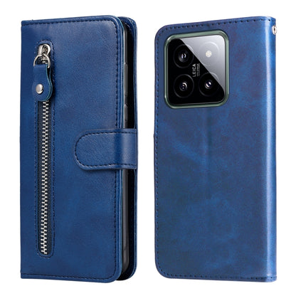 Fashion Calf Texture Zipper Leather Phone Case, For Xiaomi 14 Ultra, For Xiaomi 14 Pro, For Xiaomi 14, For Xiaomi Redmi Note13 5G Global