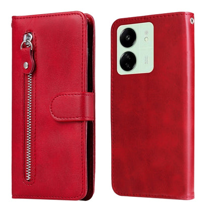 Fashion Calf Texture Zipper Leather Phone Case, For Xiaomi Redmi 13C 4G, For Xiaomi Redmi Note13 Pro+ 5G Global, For Xiaomi Redmi Note13 Pro 5G Global, For Xiaomi Redmi K70 / K70 Pro
