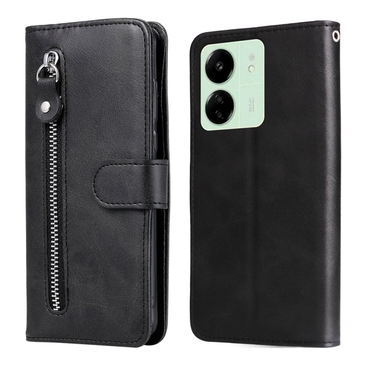 Fashion Calf Texture Zipper Leather Phone Case, For Xiaomi Redmi 13C 4G, For Xiaomi Redmi Note13 Pro+ 5G Global, For Xiaomi Redmi Note13 Pro 5G Global, For Xiaomi Redmi K70 / K70 Pro