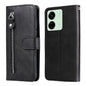 Fashion Calf Texture Zipper Leather Phone Case, For Xiaomi Redmi 13C 4G, For Xiaomi Redmi Note13 Pro+ 5G Global, For Xiaomi Redmi Note13 Pro 5G Global, For Xiaomi Redmi K70 / K70 Pro