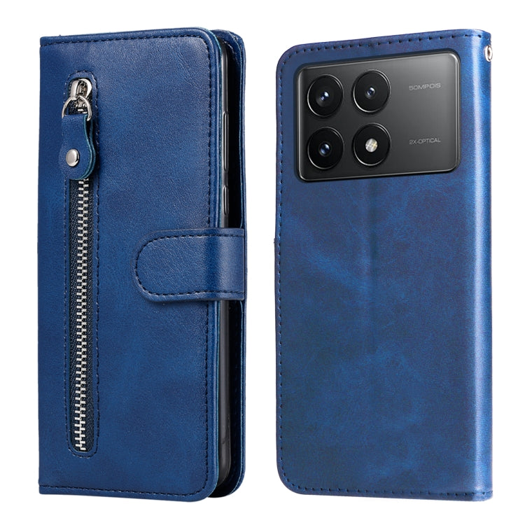 Fashion Calf Texture Zipper Leather Phone Case, For Xiaomi Redmi 13C 4G, For Xiaomi Redmi Note13 Pro+ 5G Global, For Xiaomi Redmi Note13 Pro 5G Global, For Xiaomi Redmi K70 / K70 Pro