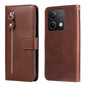 Fashion Calf Texture Zipper Leather Phone Case, For Xiaomi 14 Ultra, For Xiaomi 14 Pro, For Xiaomi 14, For Xiaomi Redmi Note13 5G Global