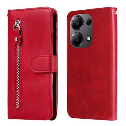 Fashion Calf Texture Zipper Leather Phone Case, For Xiaomi Redmi A3, For Xiaomi Redmi Note13 Pro 4G Global/Poco M6 Pro 4G, For Xiaomi Redmi Note13 4G, For Xiaomi Redmi K70E