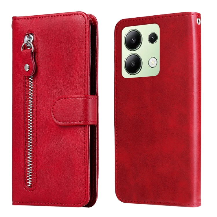 Fashion Calf Texture Zipper Leather Phone Case, For Xiaomi Redmi A3, For Xiaomi Redmi Note13 Pro 4G Global/Poco M6 Pro 4G, For Xiaomi Redmi Note13 4G, For Xiaomi Redmi K70E