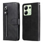 Fashion Calf Texture Zipper Leather Phone Case, For Xiaomi Redmi A3, For Xiaomi Redmi Note13 Pro 4G Global/Poco M6 Pro 4G, For Xiaomi Redmi Note13 4G, For Xiaomi Redmi K70E