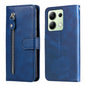 Fashion Calf Texture Zipper Leather Phone Case, For Xiaomi Redmi A3, For Xiaomi Redmi Note13 Pro 4G Global/Poco M6 Pro 4G, For Xiaomi Redmi Note13 4G, For Xiaomi Redmi K70E