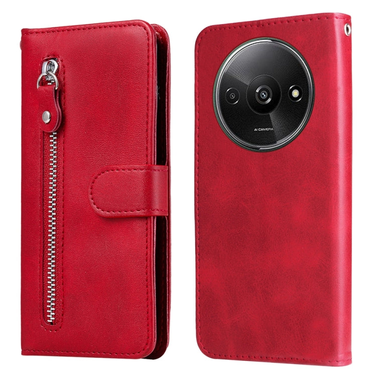 Fashion Calf Texture Zipper Leather Phone Case, Series 3