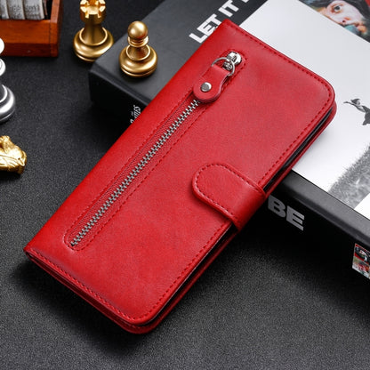 Fashion Calf Texture Zipper Leather Phone Case, Series 3