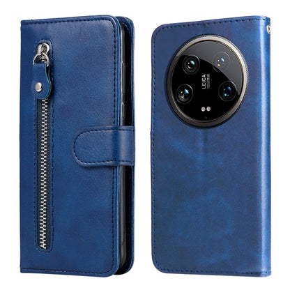 Fashion Calf Texture Zipper Leather Phone Case, For Xiaomi 14 Ultra, For Xiaomi 14 Pro, For Xiaomi 14, For Xiaomi Redmi Note13 5G Global