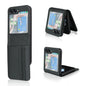 Card Slot PU Leather PC Phone Case, For Samsung Galaxy Z Flip7 FE / Z Flip6, For Samsung Galaxy Z Flip7, For Samsung Galaxy Z Flip5