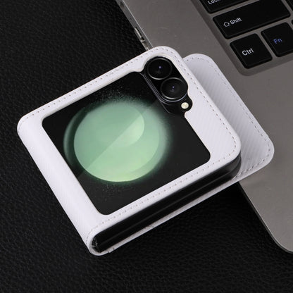 Card Slot PU Leather PC Phone Case, For Samsung Galaxy Z Flip7 FE / Z Flip6, For Samsung Galaxy Z Flip7, For Samsung Galaxy Z Flip5