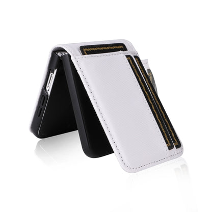 Card Slot PU Leather PC Phone Case, For Samsung Galaxy Z Flip7 FE / Z Flip6, For Samsung Galaxy Z Flip7, For Samsung Galaxy Z Flip5