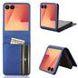 Card Slot PU Leather PC Phone Case, For Samsung Galaxy Z Flip7 FE / Z Flip6, For Samsung Galaxy Z Flip7, For Samsung Galaxy Z Flip5