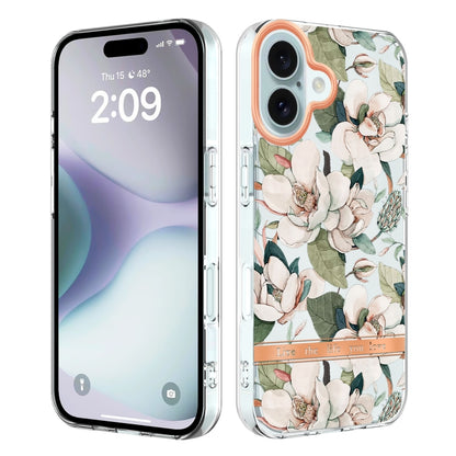 Flowers and Plants Series IMD TPU Phone Case, For iPhone 16 Pro Max, For iPhone 16 Pro, For iPhone 16 Plus, For iPhone 16