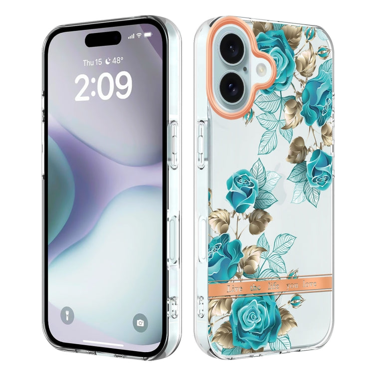 Flowers and Plants Series IMD TPU Phone Case, For iPhone 16 Pro Max, For iPhone 16 Pro, For iPhone 16 Plus, For iPhone 16