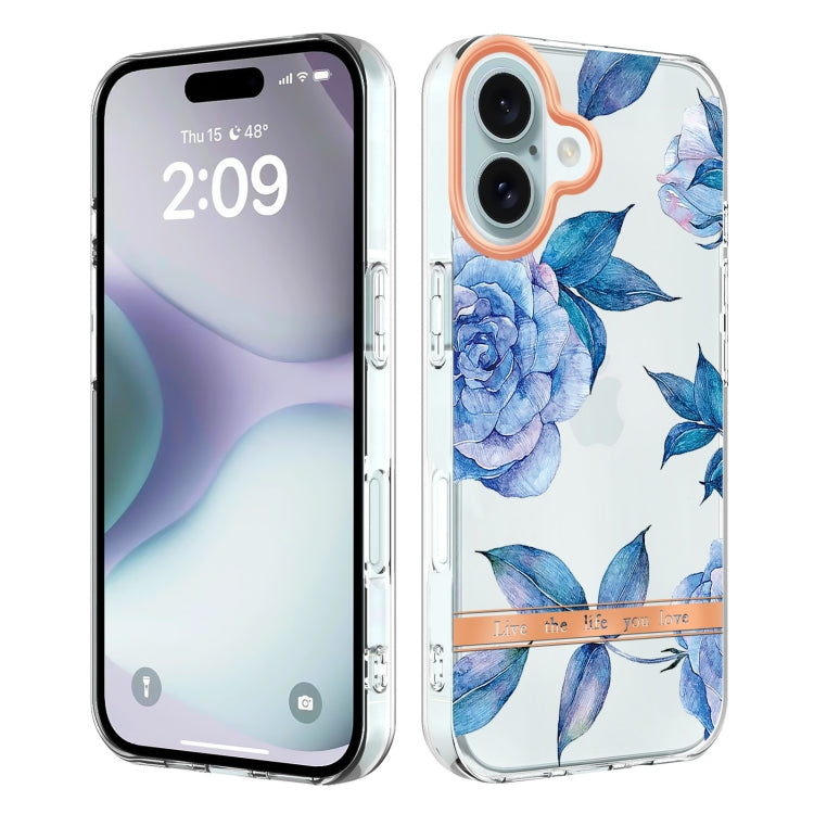 Flowers and Plants Series IMD TPU Phone Case, For iPhone 16 Pro Max, For iPhone 16 Pro, For iPhone 16 Plus, For iPhone 16
