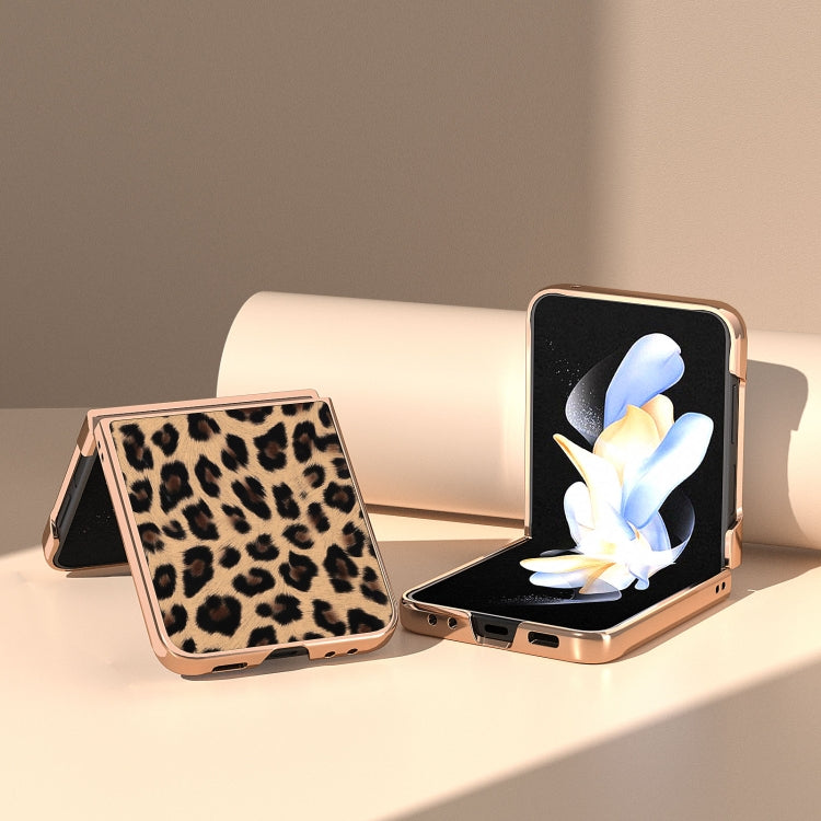 Nano Plating Leopard Print Phone Case