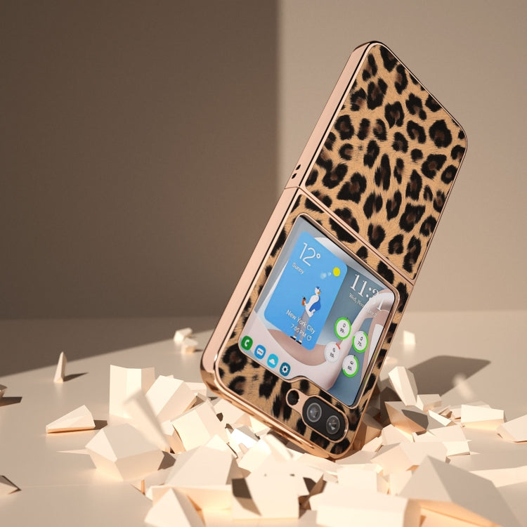 Nano Plating Leopard Print Phone Case