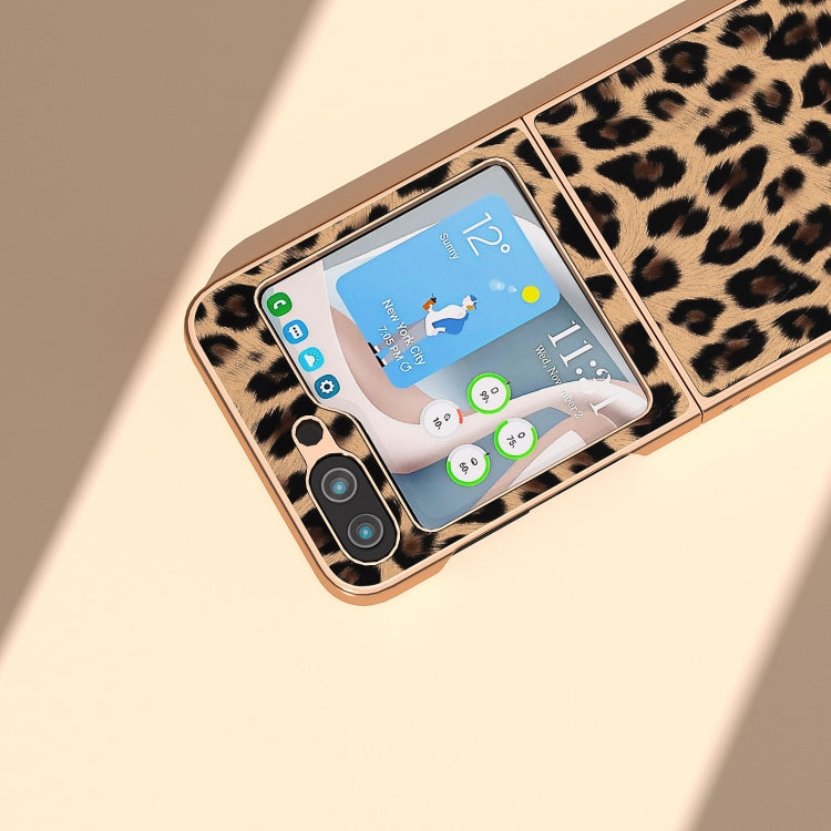 Nano Plating Leopard Print Phone Case