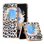 Nano Plating Leopard Print Phone Case, For Samsung Galaxy Z Flip6 / Flip7 FE, For Samsung Galaxy Z Fold5, For Samsung Galaxy Z Flip5