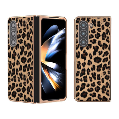 Nano Plating Leopard Print Phone Case