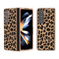 Nano Plating Leopard Print Phone Case, For Samsung Galaxy Z Flip6 / Flip7 FE, For Samsung Galaxy Z Fold5, For Samsung Galaxy Z Flip5