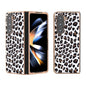 Nano Plating Leopard Print Phone Case, For Samsung Galaxy Z Flip6 / Flip7 FE, For Samsung Galaxy Z Fold5, For Samsung Galaxy Z Flip5