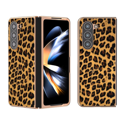 Nano Plating Leopard Print Phone Case