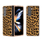 Nano Plating Leopard Print Phone Case, For Samsung Galaxy Z Flip6 / Flip7 FE, For Samsung Galaxy Z Fold5, For Samsung Galaxy Z Flip5