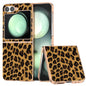 Nano Plating Leopard Print Phone Case, For Samsung Galaxy Z Flip6 / Flip7 FE, For Samsung Galaxy Z Fold5, For Samsung Galaxy Z Flip5