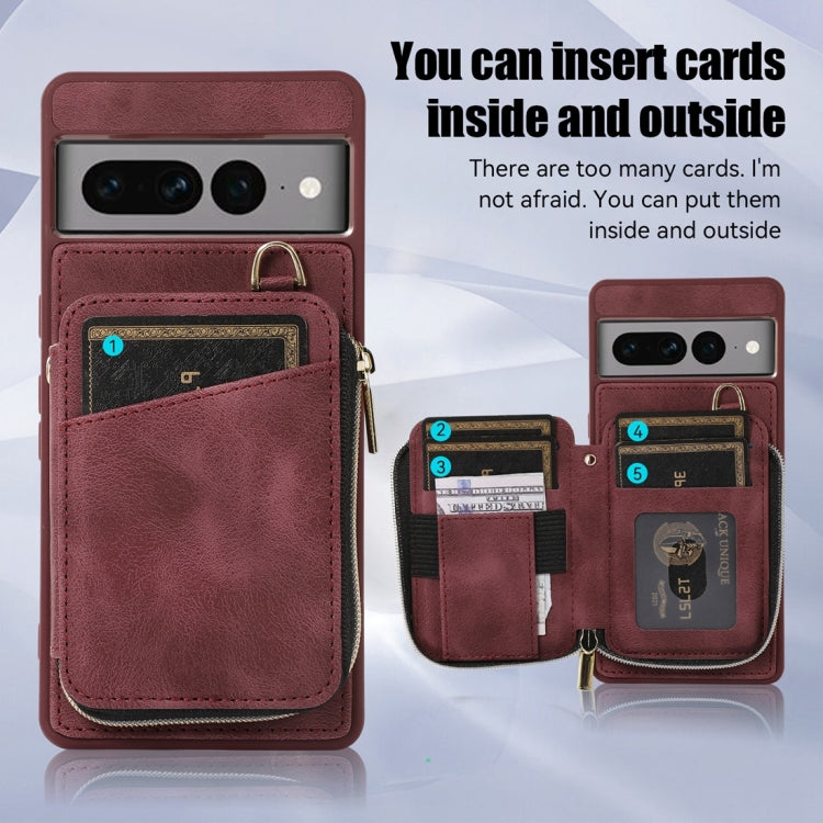 Zipper Card Bag Back Cover Phone Case