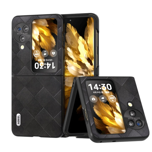 ABEEL Weave Plaid PU Phone Case, For OPPO Find N3 Flip, For OPPO Find N3, For OPPO Reno 10 / 10 Pro Global