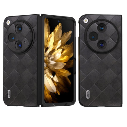 ABEEL Weave Plaid PU Phone Case, For OPPO Find N3, For OPPO Reno 10 / 10 Pro Global, For OPPO Find N3 Flip