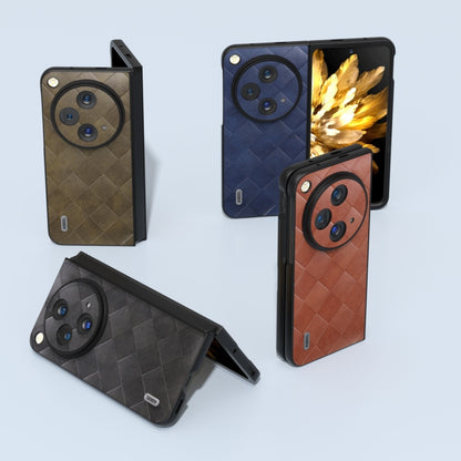 ABEEL Weave Plaid PU Phone Case, For OPPO Find N3, For OPPO Reno 10 / 10 Pro Global, For OPPO Find N3 Flip