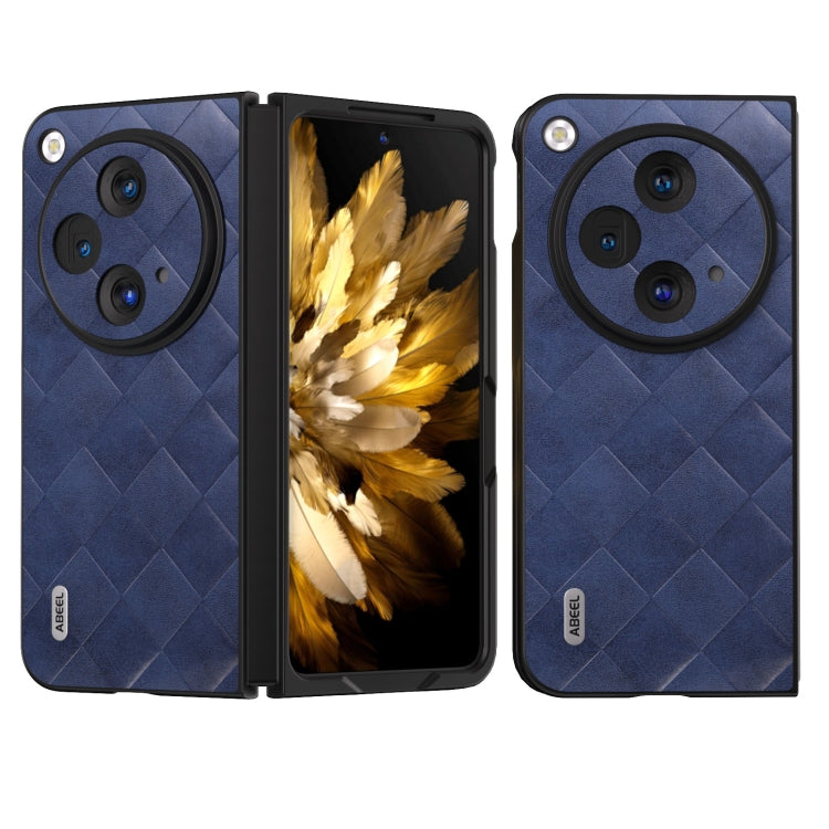 ABEEL Weave Plaid PU Phone Case, For OPPO Find N3, For OPPO Reno 10 / 10 Pro Global, For OPPO Find N3 Flip