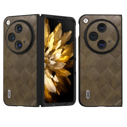 ABEEL Weave Plaid PU Phone Case, For OPPO Find N3, For OPPO Reno 10 / 10 Pro Global, For OPPO Find N3 Flip