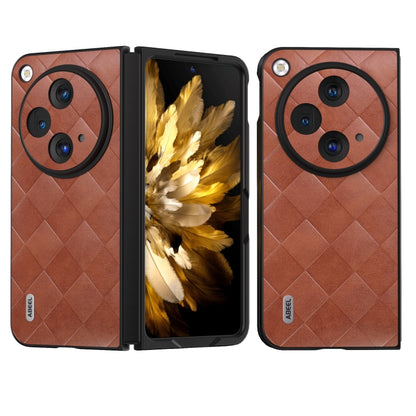 ABEEL Weave Plaid PU Phone Case, For OPPO Find N3 Flip, For OPPO Find N3, For OPPO Reno 10 / 10 Pro Global