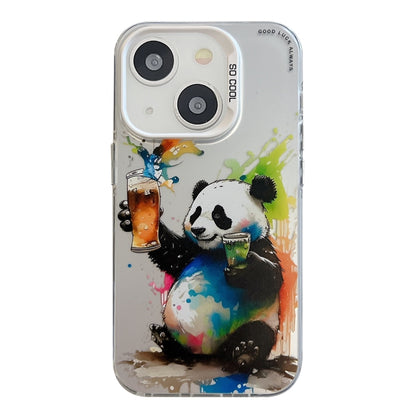 Animal Pattern Oil Painting Series PC + TPU Phone Case, For iPhone 14