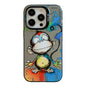 Animal Pattern Oil Painting Series PC + TPU Phone Case, For iPhone 15 Pro