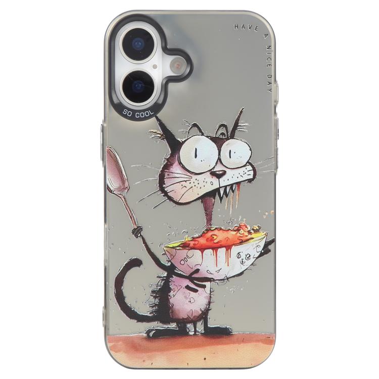Animal Pattern Oil Painting Series PC + TPU Phone Case, For iPhone 17