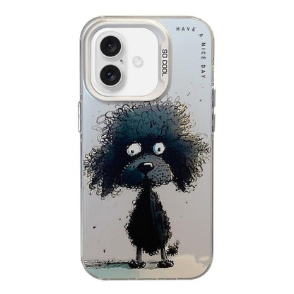Animal Pattern Oil Painting Series PC + TPU Phone Case, For iPhone Air