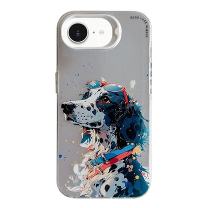 Animal Pattern Oil Painting Series PC + TPU Phone Case, For iPhone 17e / 16e