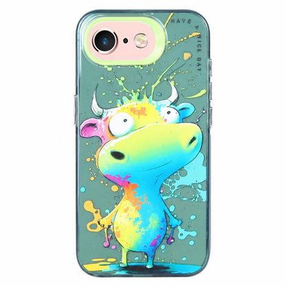 Animal Pattern Oil Painting Series PC + TPU Phone Case, For iPhone 6s Plus / 6 Plus