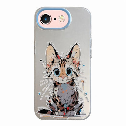 Animal Pattern Oil Painting Series PC + TPU Phone Case, For iPhone 6s Plus / 6 Plus