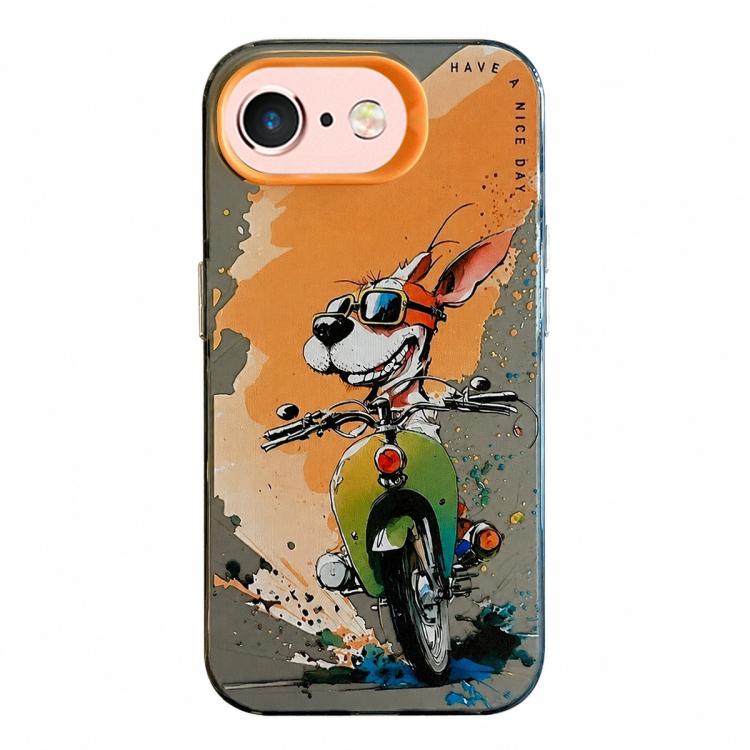 Animal Pattern Oil Painting Series PC + TPU Phone Case, For iPhone 6s Plus / 6 Plus