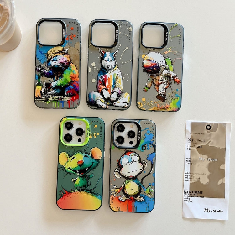 Animal Pattern Oil Painting Series PC + TPU Phone Case, For iPhone 17e / 16e