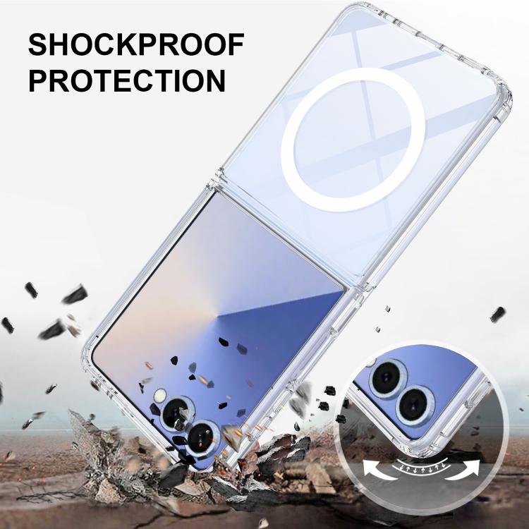 MagSafe Transparent Acrylic Phone Case, For Samsung Galaxy Z Flip7 5G, For Samsung Galaxy Z Fold5, For Samsung Galaxy Z Flip5